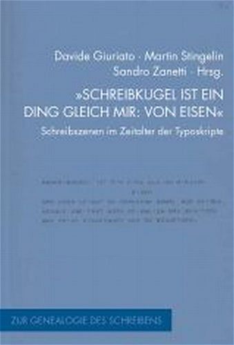 Produktbild: Schreibkugel ist ein Ding gleich mir: von Eisen