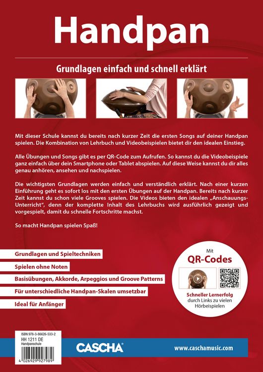 Produktbild: Handpan schnell und einfach lernen