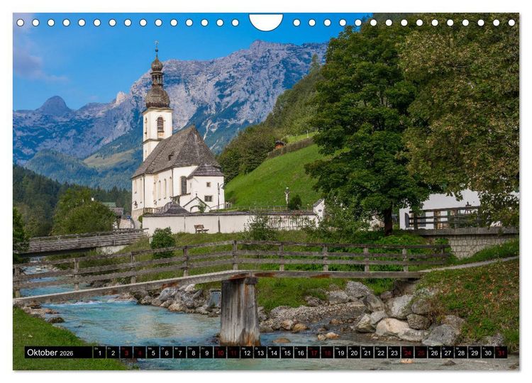 Produktbild: Alpengl&uuml;ck - Nationalpark Berchtesgaden (Wandkalender 2026 DIN A4 quer), CALVENDO Monatskalender