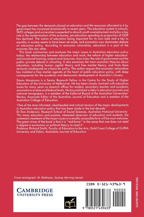 Produktbild: Education and Public Policy in Australia
