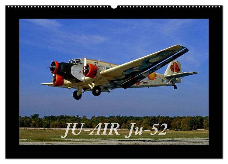 Produktbild: JU-AIR Ju-52 (Wandkalender 2026 DIN A2 quer), CALVENDO Monatskalender