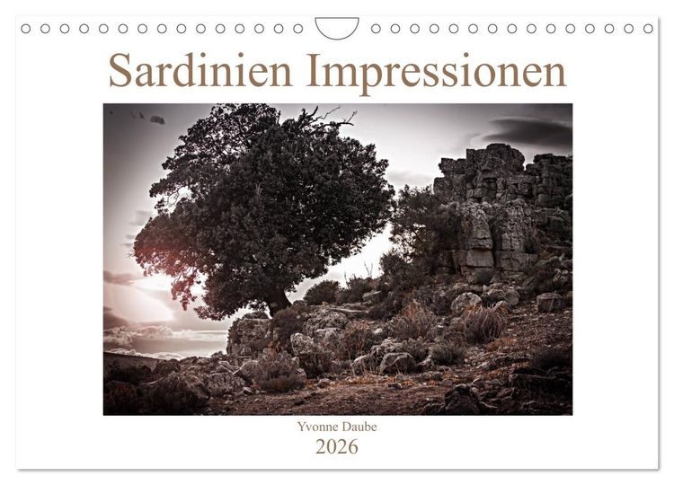 Produktbild: Sardinien Impressionen (Wandkalender 2026 DIN A4 quer), CALVENDO Monatskalender