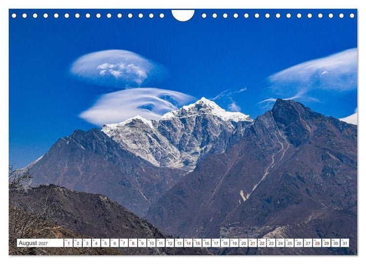 Produktbild: Nepal- Trekking durchs Hochgebirge (Wandkalender 2027 DIN A4 quer), CALVENDO Monatskalender