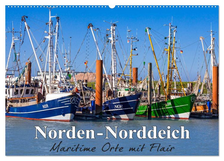 Produktbild: Norden-Norddeich. Maritime Orte mit Flair (Wandkalender 2026 DIN A2 quer), CALVENDO Monatskalender