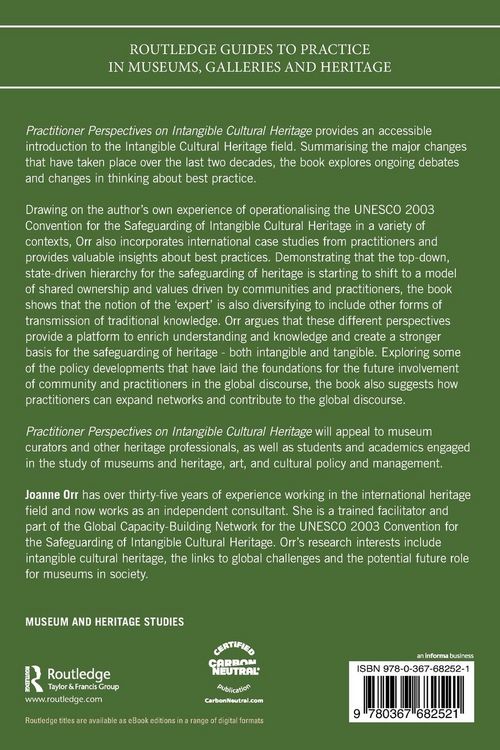Produktbild: Practitioner Perspectives on Intangible Cultural Heritage