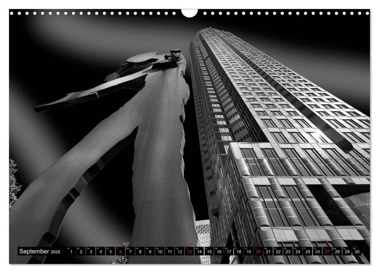 Produktbild: Faszination Frankfurter Architektur (Wandkalender 2026 DIN A3 quer), CALVENDO Monatskalender