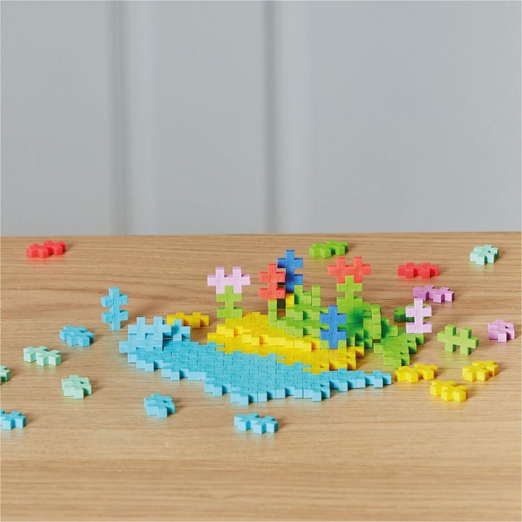 Produktbild: PLUS PLUS 240 Kreativ Bausteine Tropical