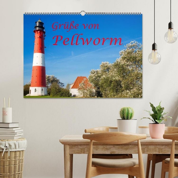 Produktbild: Gr&uuml;&szlig;e von Pellworm (Wandkalender 2026 DIN A2 quer), CALVENDO Monatskalender