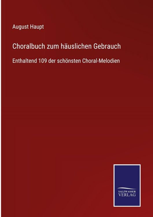 Produktbild: Choralbuch zum h&auml;uslichen Gebrauch