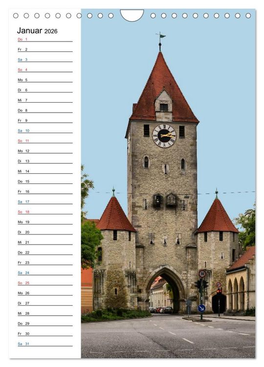 Produktbild: Regensburg - Ansichtssache (Wandkalender 2026 DIN A4 hoch), CALVENDO Monatskalender