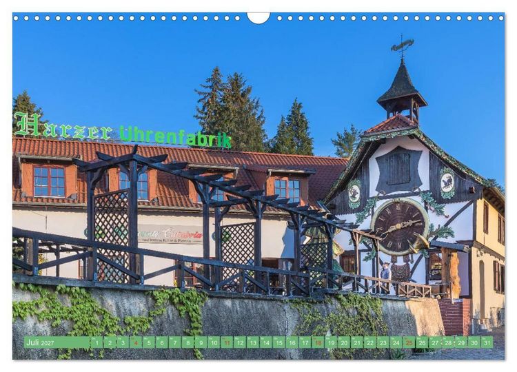 Produktbild: Ein Sommertag in Gernrode (Wandkalender 2027 DIN A3 quer), CALVENDO Monatskalender