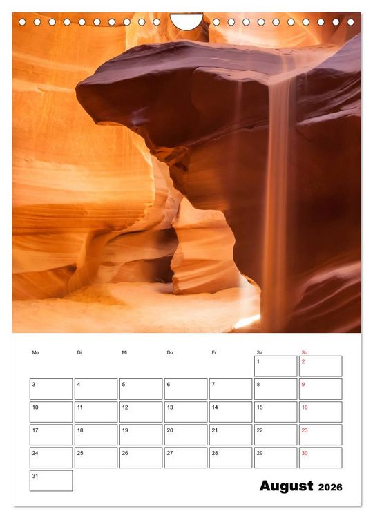 Produktbild: USA S&uuml;dwest Facettenreiche Landschaften (Wandkalender 2026 DIN A4 hoch), CALVENDO Monatskalender