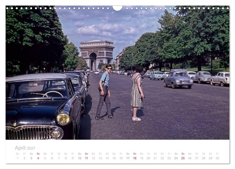 Produktbild: Paris - Historische Ansichten (Wandkalender 2027 DIN A3 quer), CALVENDO Monatskalender