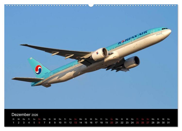 Produktbild: Welt der Flugzeuge (Wandkalender 2026 DIN A2 quer), CALVENDO Monatskalender