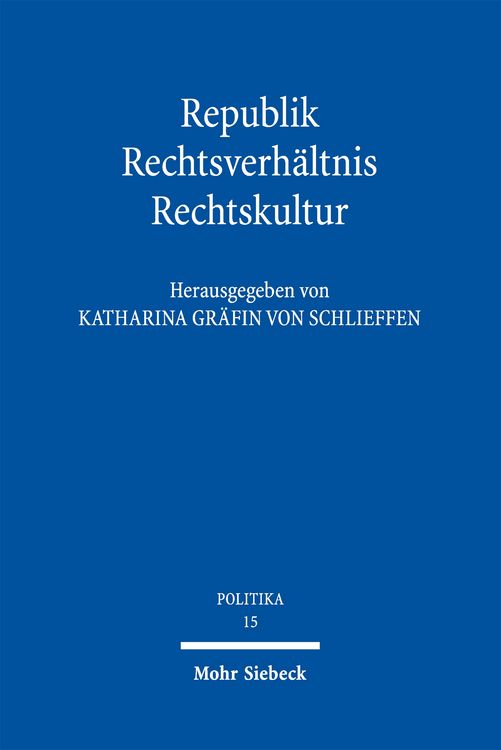 Produktbild: Republik - Rechtsverh&auml;ltnis - Rechtskultur