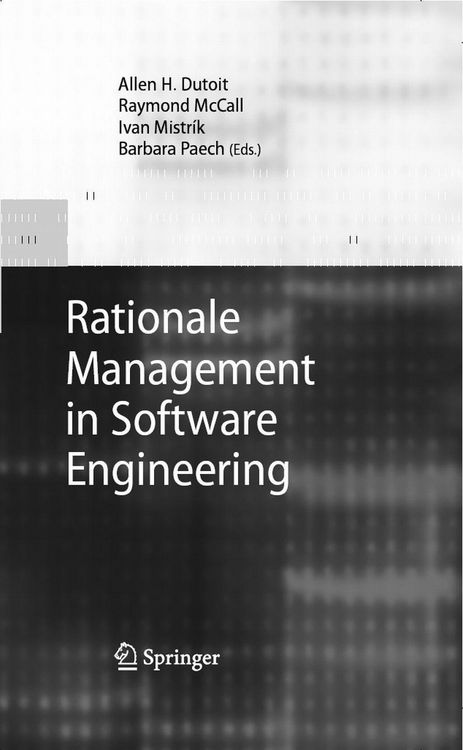 Produktbild: Rationale Management in Software Engineering