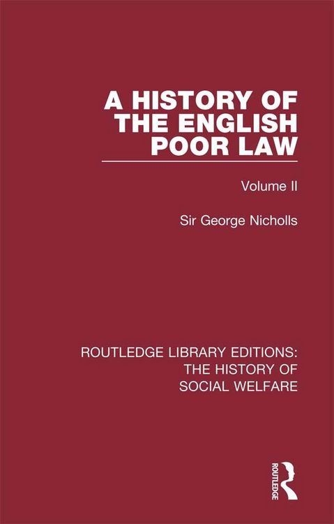 Produktbild: A History of the English Poor Law