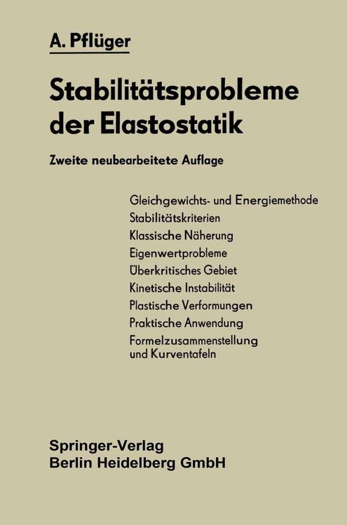 Produktbild: Stabilit&auml;tsprobleme der Elastostatik