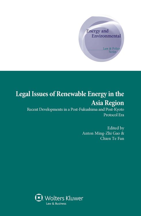 Produktbild: Legal Issues of Renewable Energy in the Asia Region