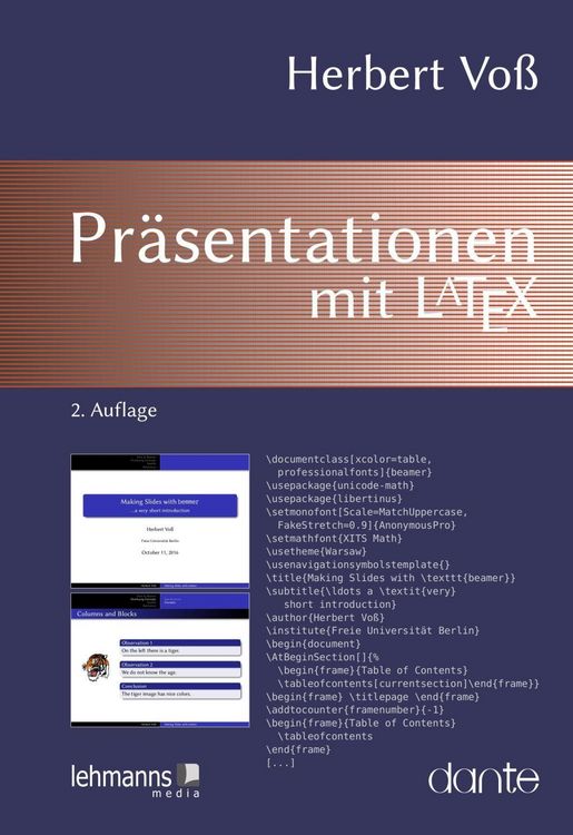 Produktbild: Pr&auml;sentationen mit LaTeX
