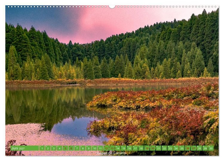 Produktbild: Azoren: Europas milder Westen (hochwertiger Premium Wandkalender 2027 DIN A2 quer), Kunstdruck in Hochglanz