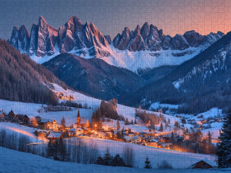 Produktbild: CALVENDO Puzzle Ein Motiv aus dem Kalender Alpenpanorama | 1000 Teile Lege-Gr&ouml;&szlig;e 64x48cm Foto-Puzzle f&uuml;r gl&uuml;ckliche Stunden
