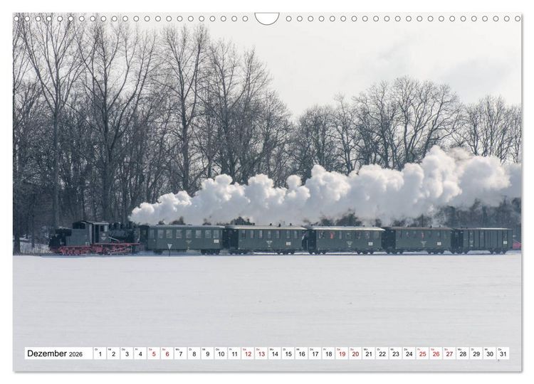 Produktbild: Mansfelder Bergwerksbahn (Wandkalender 2026 DIN A3 quer), CALVENDO Monatskalender
