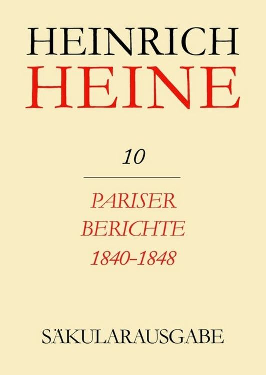 Produktbild: Pariser Berichte 1840-1848