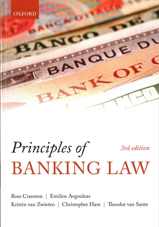 Produktbild: Principles of Banking Law