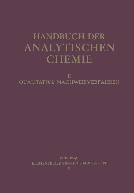 Produktbild: Elemente der Vierten Hauptgruppe