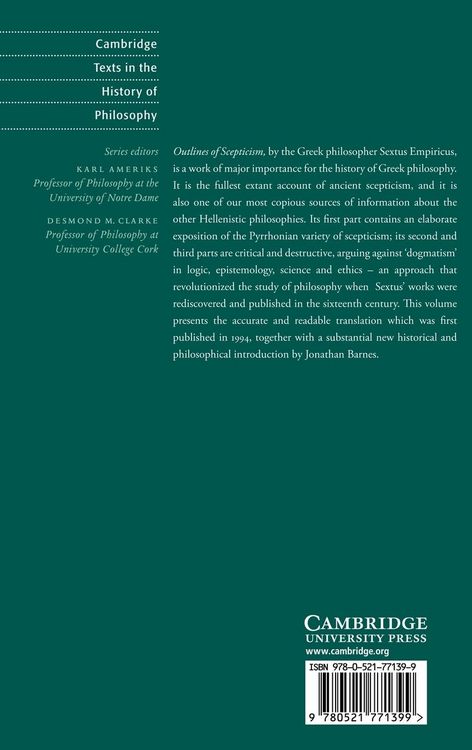 Produktbild: Outlines of Scepticism
