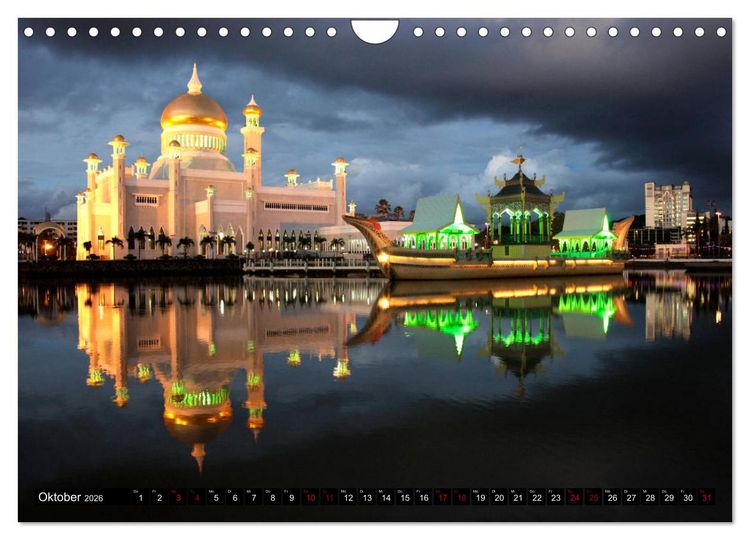 Produktbild: Asiens Hauptst&auml;dte (Wandkalender 2026 DIN A4 quer), CALVENDO Monatskalender