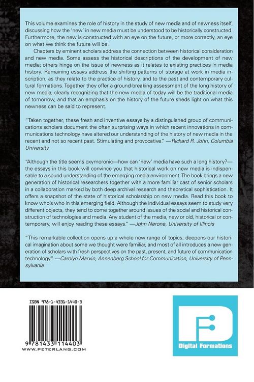 Produktbild: The Long History of New Media