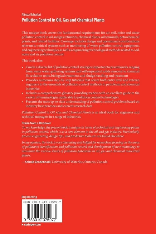 Produktbild: Pollution Control in Oil, Gas and Chemical Plants