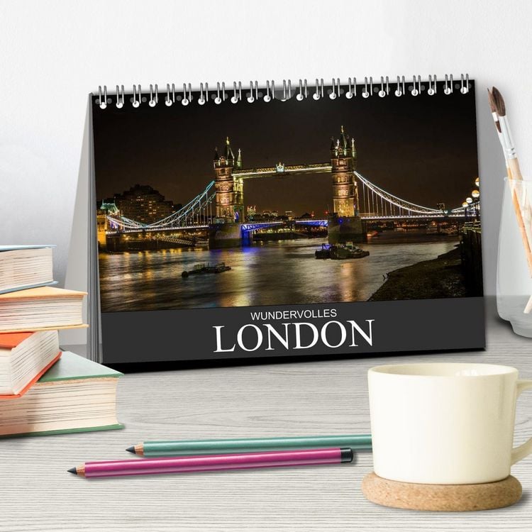 Produktbild: Wundervolles London (Tischkalender 2026 DIN A5 quer), CALVENDO Monatskalender