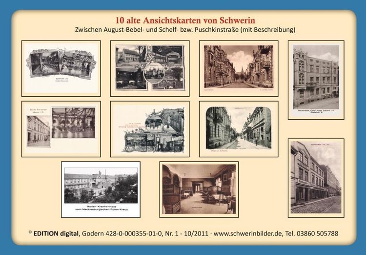 Produktbild: 10 alte Ansichtskarten von Schwerin