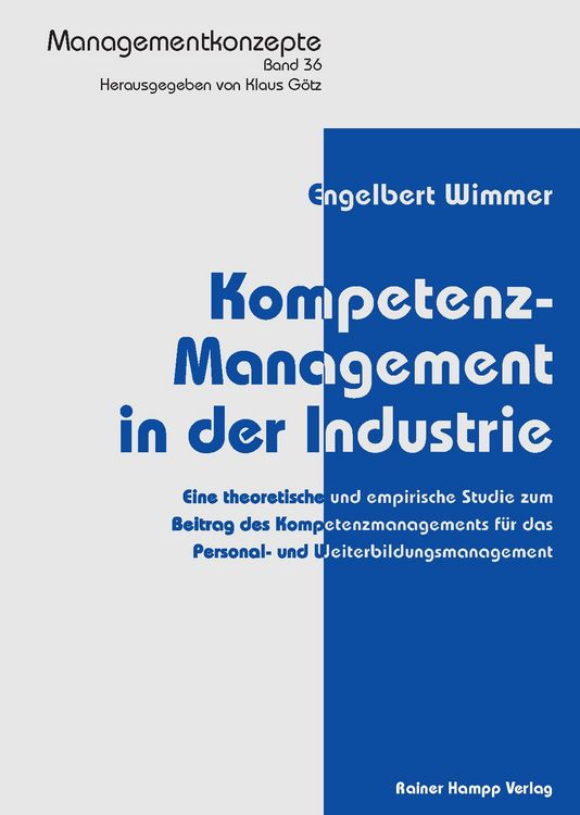 Produktbild: Kompetenz-Management in der Industrie