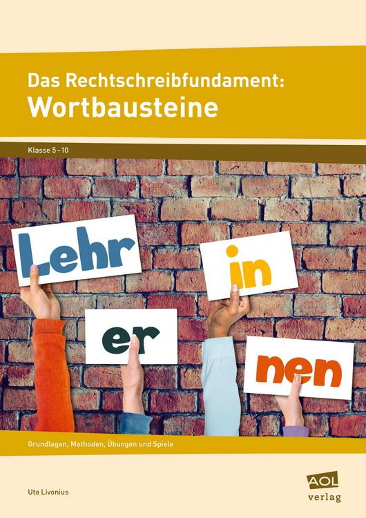 Produktbild: Das Rechtschreibfundament: Wortbausteine