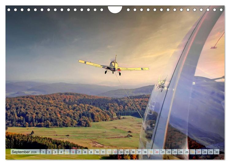 Produktbild: Segelflug, ein St&uuml;ck Freiheit (Wandkalender 2026 DIN A4 quer), CALVENDO Monatskalender