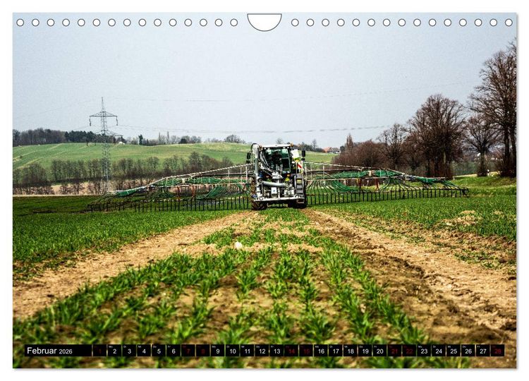 Produktbild: Landtechnik 2026 (Wandkalender 2026 DIN A4 quer), CALVENDO Monatskalender