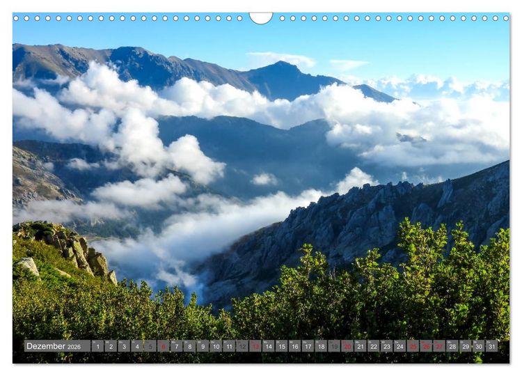 Produktbild: Korsika - Weitwanderweg GR 20 (Wandkalender 2026 DIN A3 quer), CALVENDO Monatskalender