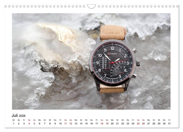 Produktbild: Uhren aus aller Welt - Die Fortsetzung (Wandkalender 2026 DIN A3 quer), CALVENDO Monatskalender