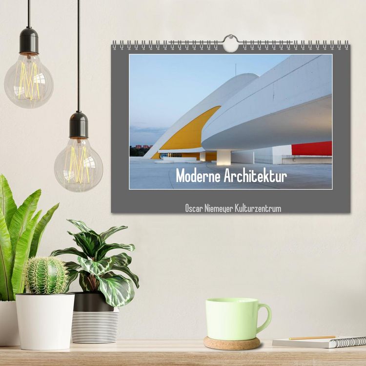 Produktbild: Moderne Architektur - Oscar Niemeyer Kulturzentrum (Wandkalender 2026 DIN A4 quer), CALVENDO Monatskalender