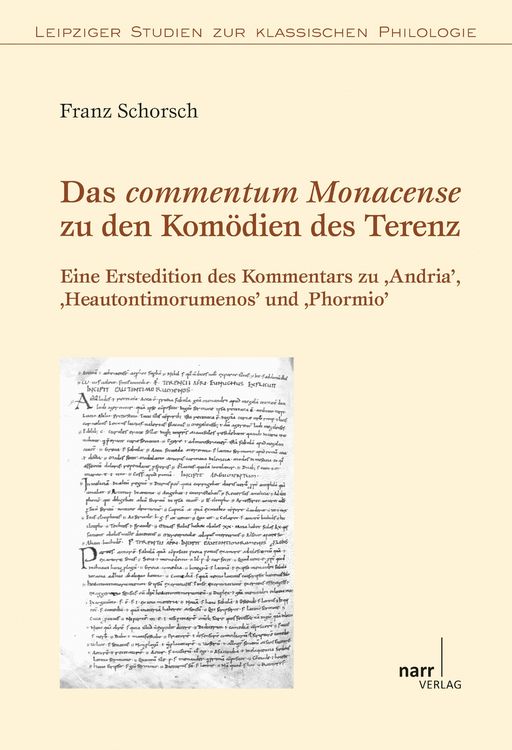 Produktbild: Das commentum Monacense zu den Kom&ouml;dien des Terenz
