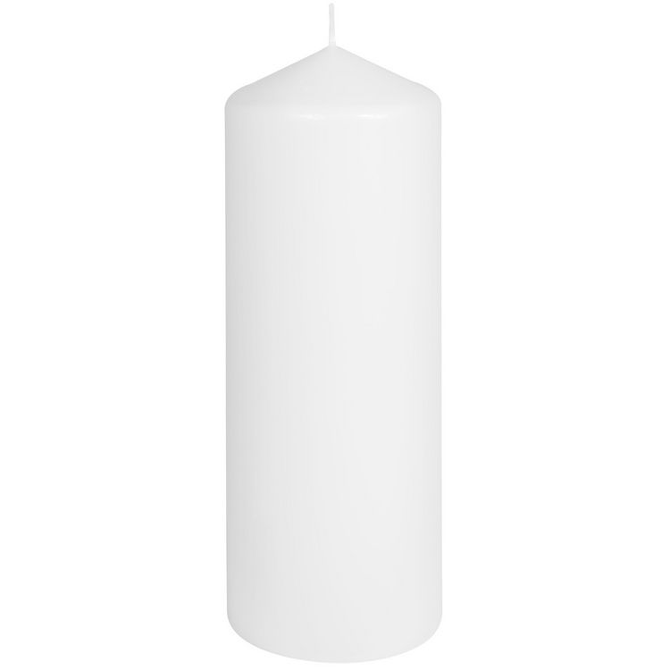 Produktbild: Stumpenkerze wei&szlig; 70x200mm