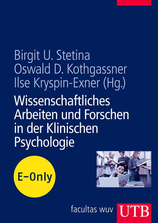 Produktbild: Wissenschaftliches Arbeiten und Forschen in der Klinischen Psychologie