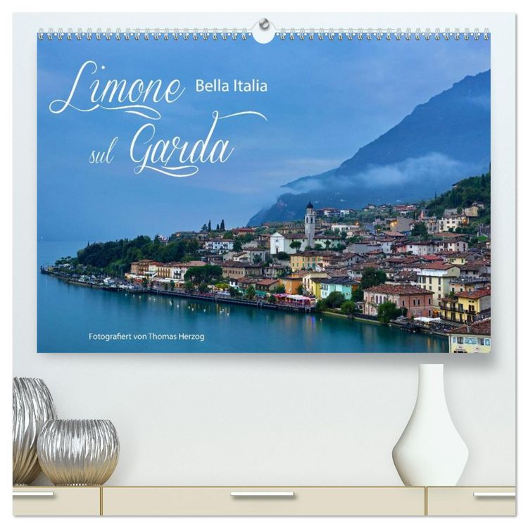Produktbild: Limone sul Garda - Bella Italia (hochwertiger Premium Wandkalender 2026 DIN A2 quer), Kunstdruck in Hochglanz