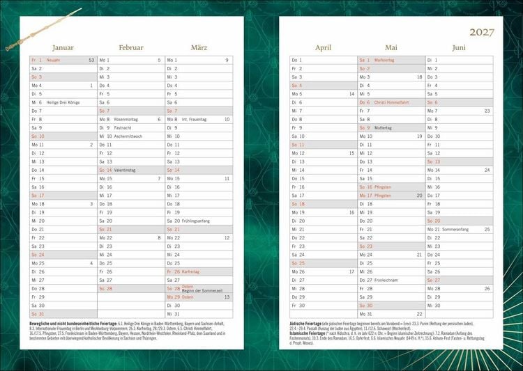 Produktbild: Harry Potter 17-Monats-Kalenderbuch A5 Hedwig 2027 - 17 Monate. Von August 2026 bis Dezember 2027