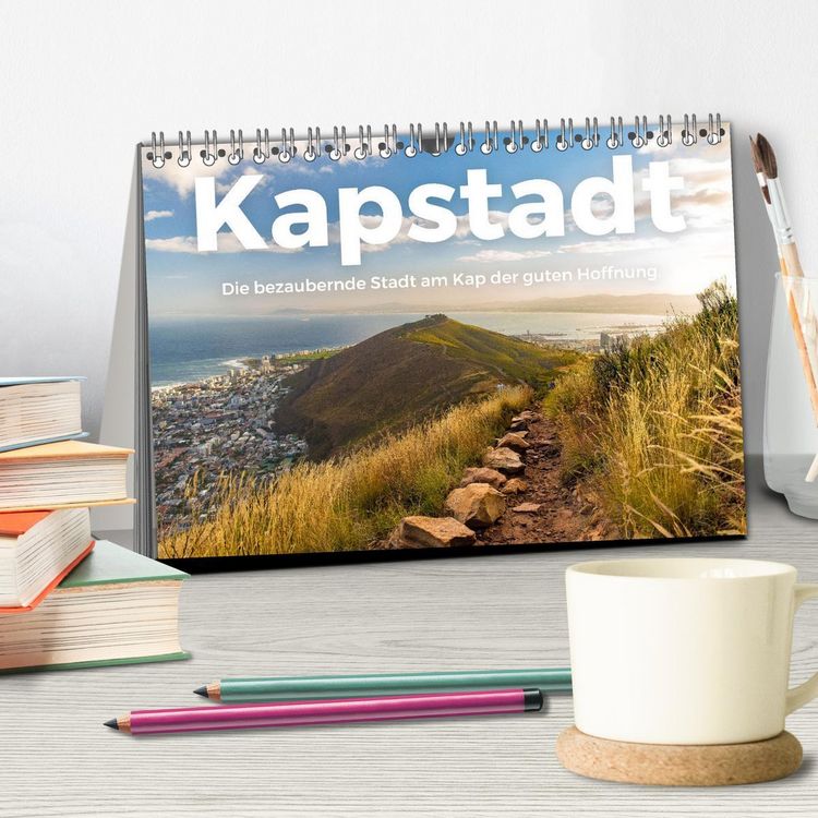 Produktbild: Kapstadt - Die bezaubernde Stadt am Kap der guten Hoffnung. (Tischkalender 2026 DIN A5 quer), CALVENDO Monatskalender