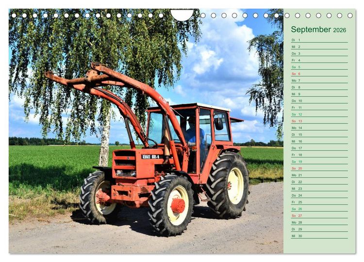 Produktbild: Oldtimer-Trecker on Tour (Wandkalender 2026 DIN A4 quer), CALVENDO Monatskalender